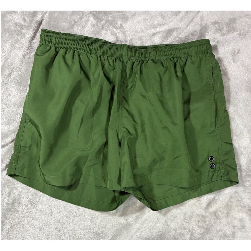 Ron Dorff Mens Exercise Shorts Olive Green Mesh Lined Size S 2026-SEP11-030